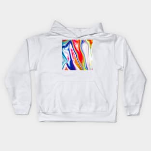 Colorful Marble Inkscape Kids Hoodie